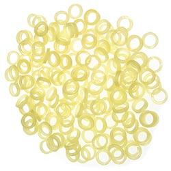 INTRA-ORAL AMBER LATEX ELASTICS 1/4" MEDIUM 340003814M4